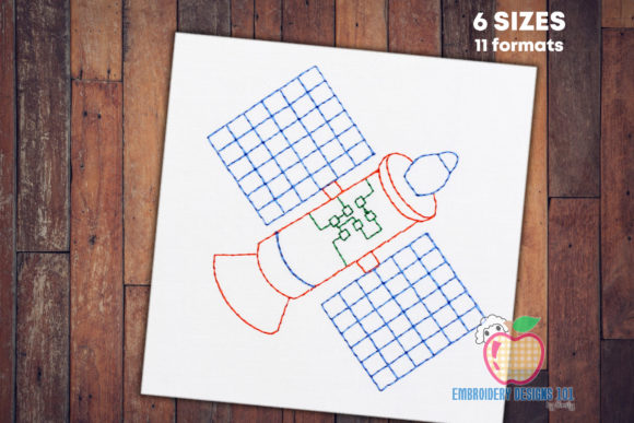 A Cartoon Satellite