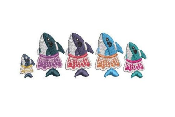 Baby Sharks Wearing Tutus