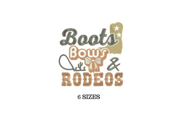 Boot Bows: A Farm-Chic Embroidery Design Worth Your Booth Space