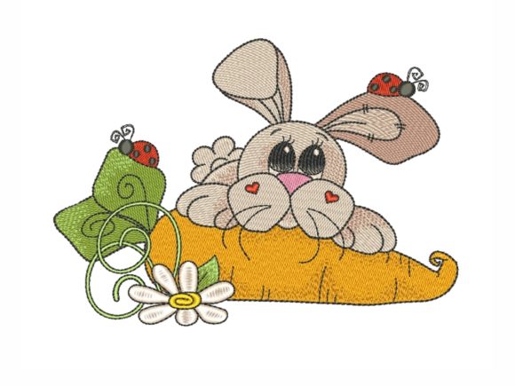 Bugs and Bunny: A Playful Easter Embroidery Must-Have