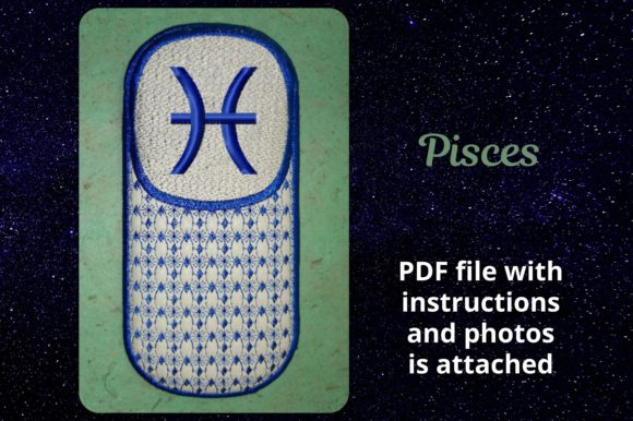 Eyeglass Case Pisces Zodiac Sign