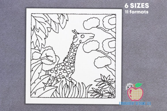 Giraffe Looking at the Trees
