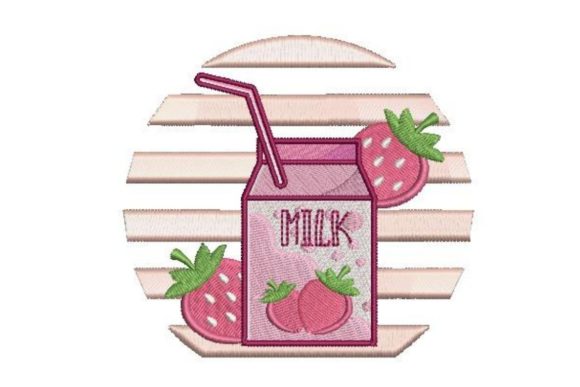 Kawaii Strawberry Milkshake Carton