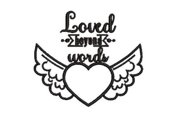 Loved Beyond Words Memorial Sign