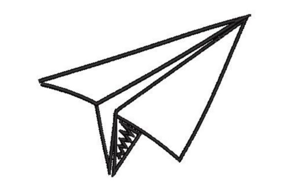 Paper Airplane Embroidery Design Review
