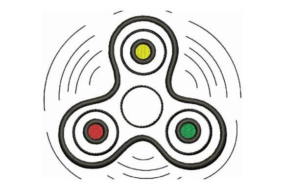 Spinner Game: A Playful Holiday Embroidery Pick