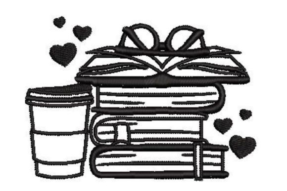 Stack of Books and Coffee