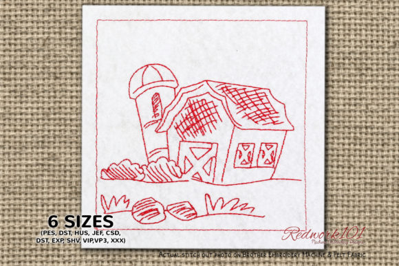 Wooden Farm House Embroidery Review