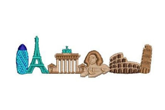 World Landmarks Embroidery Design Review